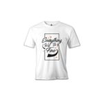 Lord T-Shirt Eveything Will Be Fine Beyaz Erkek T-Shirt