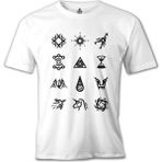 Lord T-Shirt EXO - Signs Beyaz Erkek T-shirt