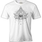 Lord T-Shirt Eye Of The Flower Beyaz Erkek Tshirt