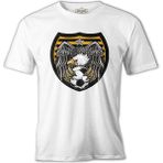 Lord T-Shirt Futbol - Top Pençe Kartal Beyaz Erkek Tshirt - XL