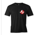 Lord T-Shirt Ghost Busters Logo Siyah Erkek T-shirt