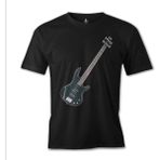 Lord T-Shirt Gitar - Bass Siyah Erkek T-shirt