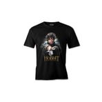 Lord T-Shirt Hobbit - The Battle of Five Armies Siyah Erkek Tshirt