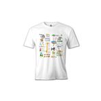 Lord T-Shirt İngilizce Sınavlar Beyaz Erkek T-shirt