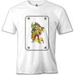 Lord T-Shirt Joker - Game Cards Beyaz Erkek Tshirt - XXXL