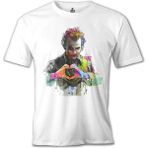 Lord T-Shirt Joker - Love Beyaz Erkek Tshirt - M