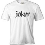 Lord T-Shirt Joker - Write With Calligraphy Beyaz Erkek Tshirt - 2XL