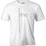 Lord T-Shirt Just A Line Beyaz Erkek Tshirt