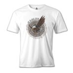 Lord T-Shirt Kartal Flying Beyaz Erkek T-Shirt