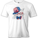 Lord T-Shirt Kedi - Cool Beyaz Erkek Tshirt - XL