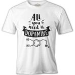 Lord T-Shirt Kimya - Dopamin Element Beyaz Erkek Tshirt - 3XL
