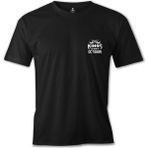 Lord T-Shirt Kings Born in October - Logo Siyah Erkek T-shirt