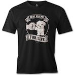 Lord T-Shirt Köpek - Best Friend Siyah Erkek Tshirt - M