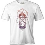 Lord T-Shirt Kum Saati - Yıldızlarda Zaman Beyaz Erkek Tshirt - 2XL
