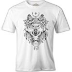 Lord T-Shirt Kurt Tattoo Beyaz Erkek Tshirt - XL