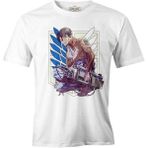Lord T-Shirt Levi Ackerman - Aot Beyaz Erkek Tshirt - XXXL