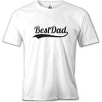 Lord T-Shirt LordT-Shirt Best Dad Beyaz Erkek Tshirt