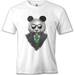Lord T-Shirt LordT-Shirt Panda - Bamboo Beyaz Erkek Tshirt - XL