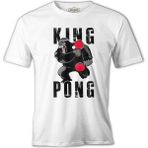 Lord T-Shirt Masa Tenisi - King Pong Beyaz Erkek Tshirt - XL