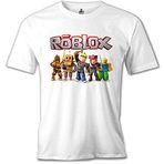 Lord T-Shirt MB-842 Roblox Macera Beyaz Erkek T-Shirt