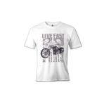 Lord T-Shirt MB-959 Hızlı Yaşa X Beyaz Erkek T-Shirt