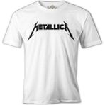 Lord T-Shirt Metallica Logo Iı Beyaz Erkek Tshirt