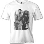 Lord T-Shirt Mike Tyson And Naomi Beyaz Erkek Tshirt - 2XL