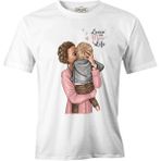 Lord T-Shirt Mom Life Anneler Günü Beyaz Unisex Tshirt - 2XL