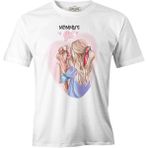 Lord T-Shirt Mommy's Girl Anneler Günü Beyaz Unisex Tshirt