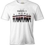 Lord T-Shirt Monsta x - Red x Beyaz Erkek Tshirt - 3XL