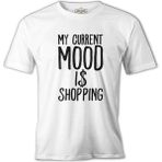 Lord T-Shirt Mood Shop With Dolars Beyaz Erkek Tshirt