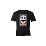 Lord T-Shirt Mr. Robot - Fsociety Logo Siyah Erkek T-shirt