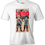 Lord T-Shirt My Hero Academia - Deku And Bakugo Beyaz Erkek Tshirt - XL