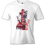 Lord T-Shirt New York Liberty Area Beyaz Erkek T-Shirt