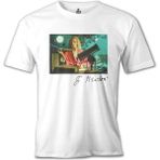 Lord T-Shirt Newton - Elma Beyaz Erkek Tshirt - XXXL