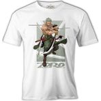 Lord T-Shirt One Piece Roronoa Zoro With Three Swords Beyaz Erkek Tshirt