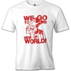 Lord T-Shirt One Piece - We Go To The New World Beyaz Erkek Tshirt