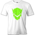 Lord T-Shirt Overwatch - Genji Logo Beyaz Erkek Tshirt - M