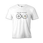 Lord T-Shirt Play And Die Beyaz Erkek T-Shirt