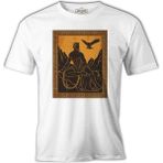 Lord T-Shirt Prometheus And The Eagle From Greek Mythology Beyaz Erkek Tshirt - XL