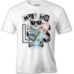 Lord T-Shirt Rock Star - Kedi Beyaz Erkek Tshirt