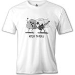 Lord T-Shirt Rock'n Roll Stars Beyaz Erkek Tshirt - M