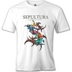 Lord T-Shirt Sepultura - Endurance Logo Beyaz Erkek Tshirt - XL