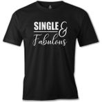 Lord T-Shirt Single And Fabulous Siyah Erkek Tshirt - M