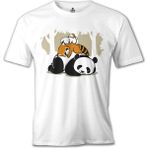 Lord T-Shirt Sleeping Four Beyaz Erkek Tshirt - 2XL