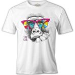 Lord T-Shirt Stay Cool - Maymun Beyaz Erkek Tshirt