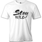 Lord T-Shirt Stay Wild Beyaz Erkek Tshirt - 2XL