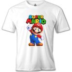 Lord T-Shirt Super Mario - Win Win Beyaz Erkek Tshirt - 2XL