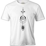 Lord T-Shirt Tattoo - Moon Arrow Beyaz Erkek Tshirt - 2XL