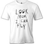 Lord T-Shirt Travis Scott - Look Mom I Can Fly Beyaz Erkek Tshirt - 2XL